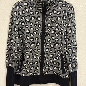 Rachel Zoe Grey and White Patterned Jacket